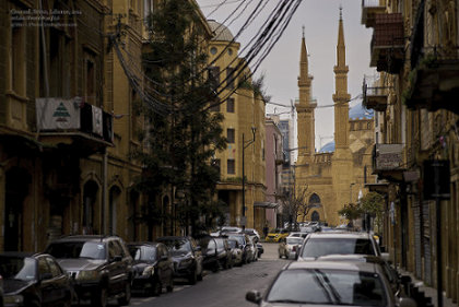View from the Street of Gouraud, Beirut, Lebanon