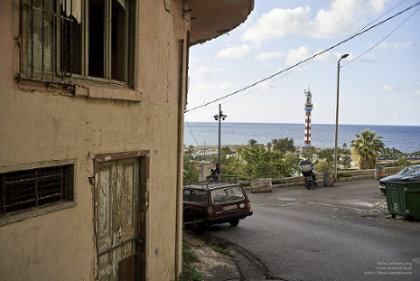 Old Houses and the Coastline, Beirut, Lebanon