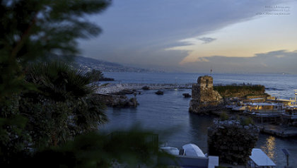 The Coast of Byblos at Sunset, Lebanon