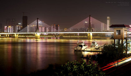 Yangtze River Nightscene, Changsha, Hunan