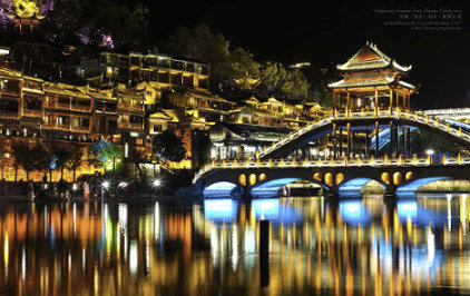 Fenghuang Old Town Nightscene
