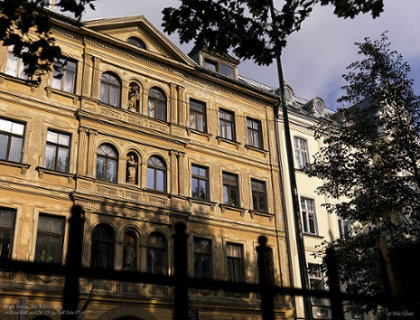 Buildings at the Art Nouveau, Riga, Latvia