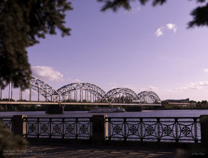 The Vanšu Bridge, Riga, Latvia