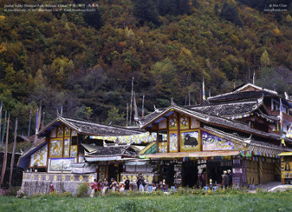 The Tibetan Residents - Jiuzhai Valley