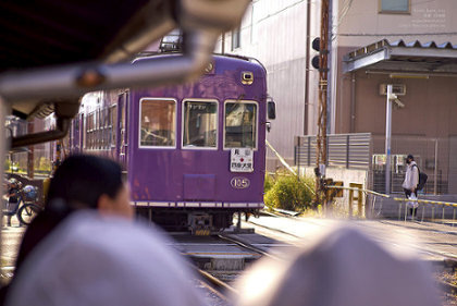 Train at Shijo Omiya, Kyoto