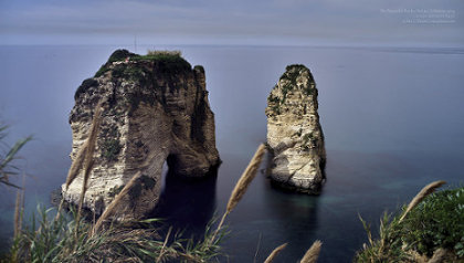 The Raouché Rocks, Beirut, Lebanon