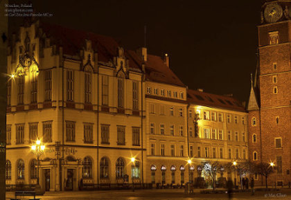 The Rynek at Night, Wrocław, Poland